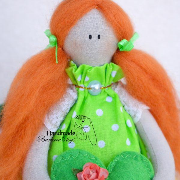 muñeca de tela princesa con corona