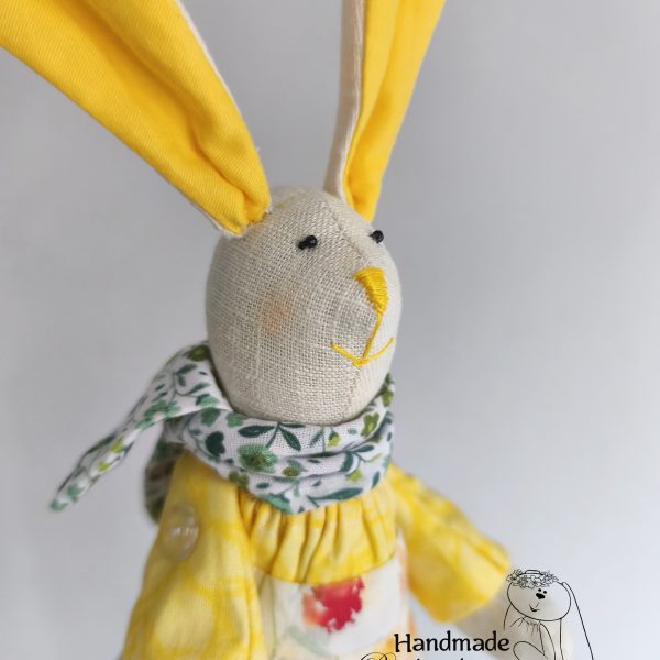 текстильний зайчик для дітей. купить барселона. textile bunny doll handmade